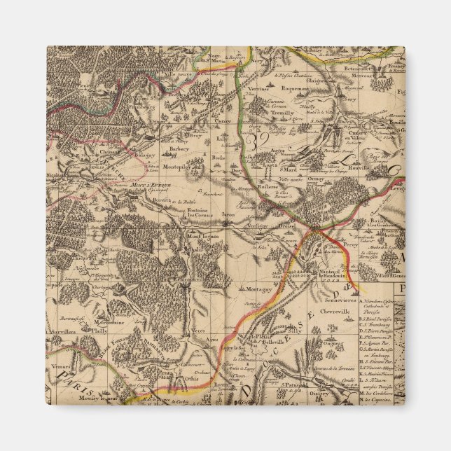 Senlis France Magnet (Vorne)