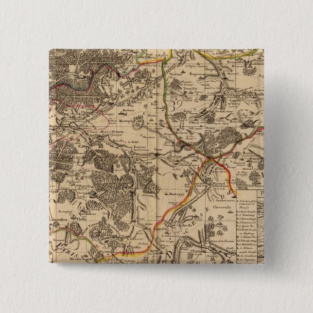 Senlis Frankreich Button (Vorderseite)