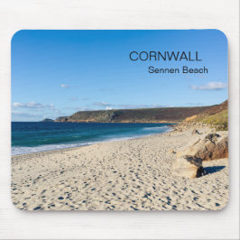 Sennen Beach Cornwall England Mousepad