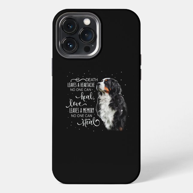Sennenhund Berner iPhone 13 Pro Max Hülle (Rückseite)