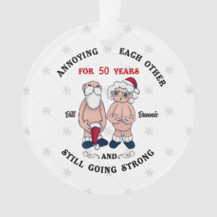 S'Ennuyer Pendant 50 Ans Noël Ornamen