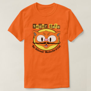 Señor Gato™, die elegante, schnurrbärtige Schnurrb T-Shirt