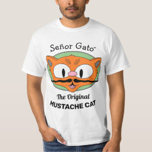Señor Gato™ die originale Schnurrbartkatze T-Shirt
