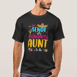 Senor- oder Senoritentante als mexikanisches Fiest T-Shirt