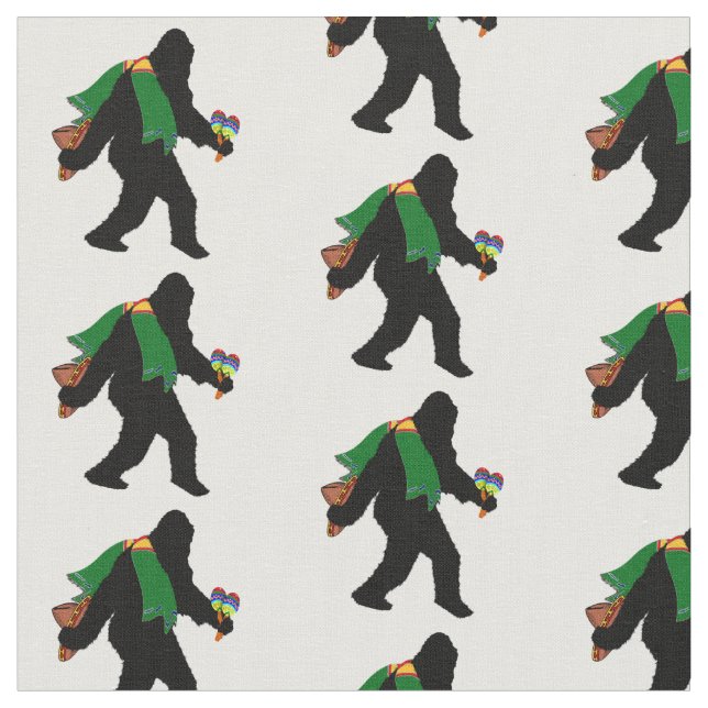 Senor Squatcho de Mayo mit Serape Stoff (Nahaufnahme)