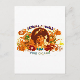 SENORA CUBANA POSTKARTE