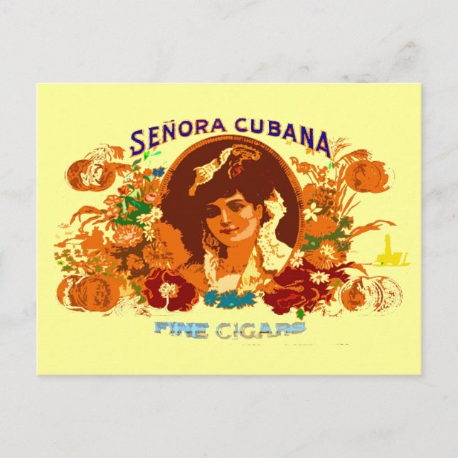 SENORA CUBANA POSTKARTE (Vorderseite)