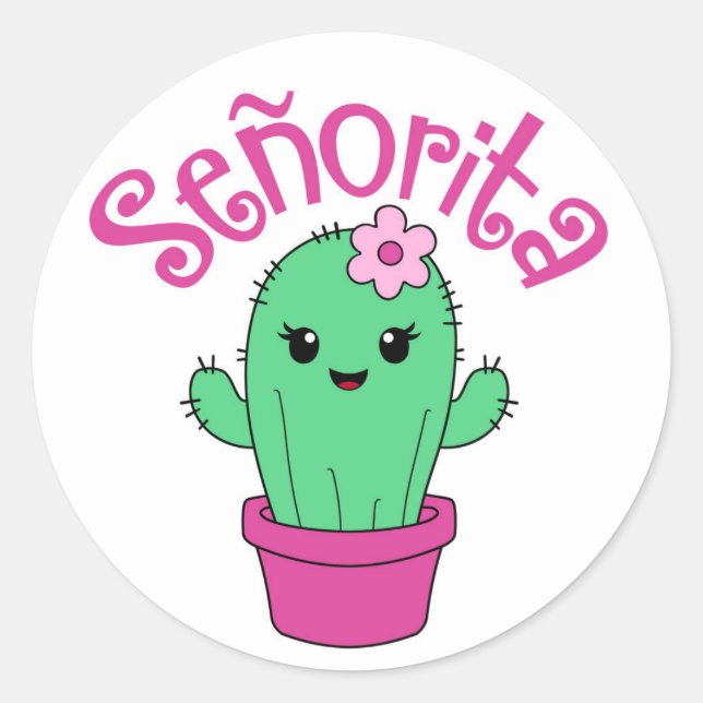 Señorita Aufkleber für Fista (Vorderseite)