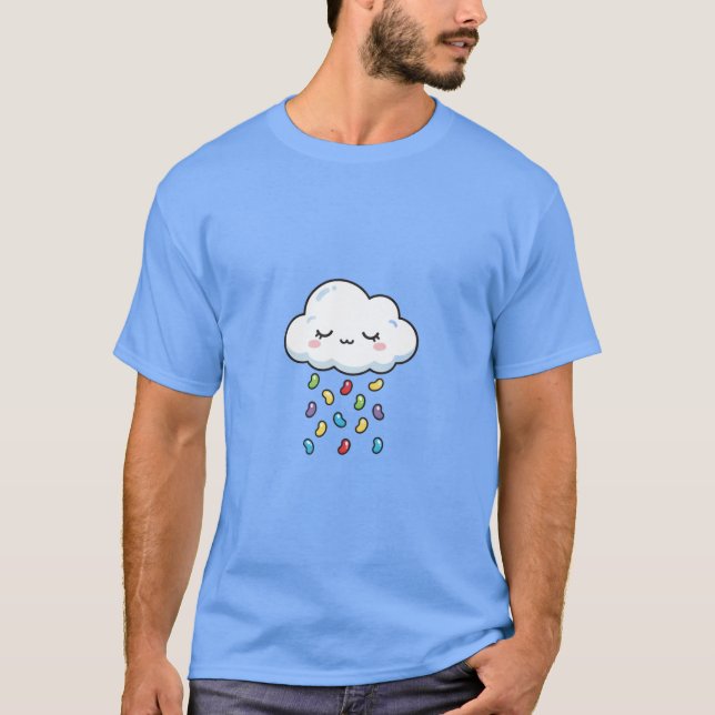 SenpaiXEL Sleepy Jellybean Cloud T-Shirt (Vorderseite)
