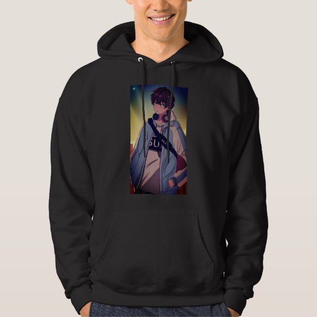 SenpaiXEL Urban Sunset Boy Hoodie (Vorderseite)
