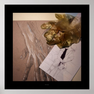 Sens comme bizarre ou en attente Dessins Poster