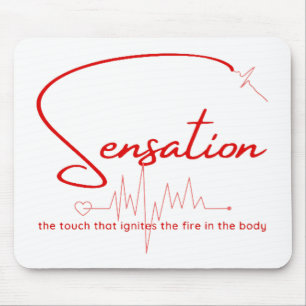 Sensation Pulse Herzlinie Mousepad