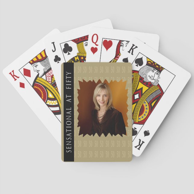 Sensationell bei 50 Spielkarten (Rückseite)