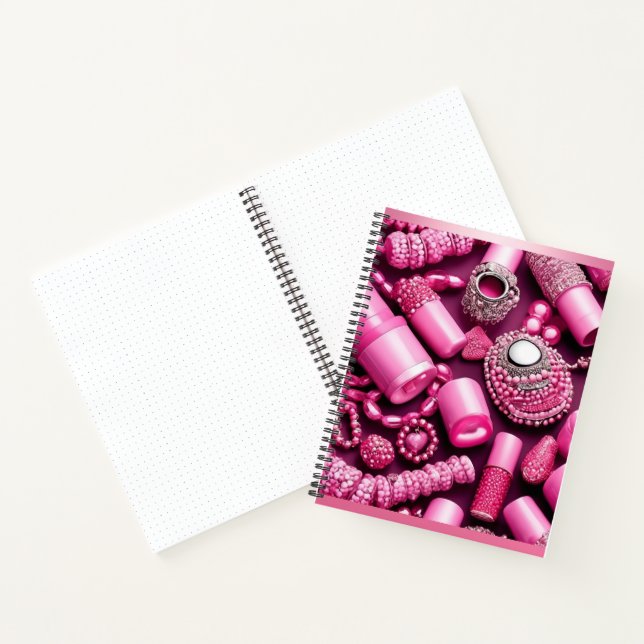 Sensationelle Perlen und Makeup-Notebook Notizbuch (Innenseite)