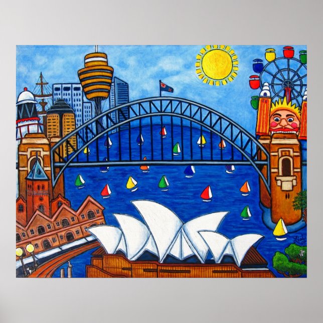 Sensationelle Sydney Print von Lisa Lorenz Poster (Vorne)