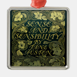 Sense and Sensibility Cover Ornament Aus Metall
