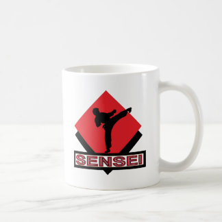 Sensei rotes Diamantgeschenk Kaffeetasse