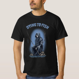 Sensenmann, der Horror Halloween fischen will T-Shirt