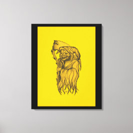 Sensenmann - Der Tod Leinwanddruck