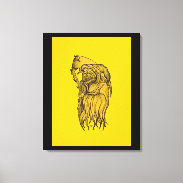 Sensenmann - Der Tod Leinwanddruck (Vorderseite)