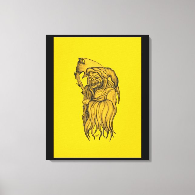 Sensenmann - Der Tod Leinwanddruck (Vorderseite)