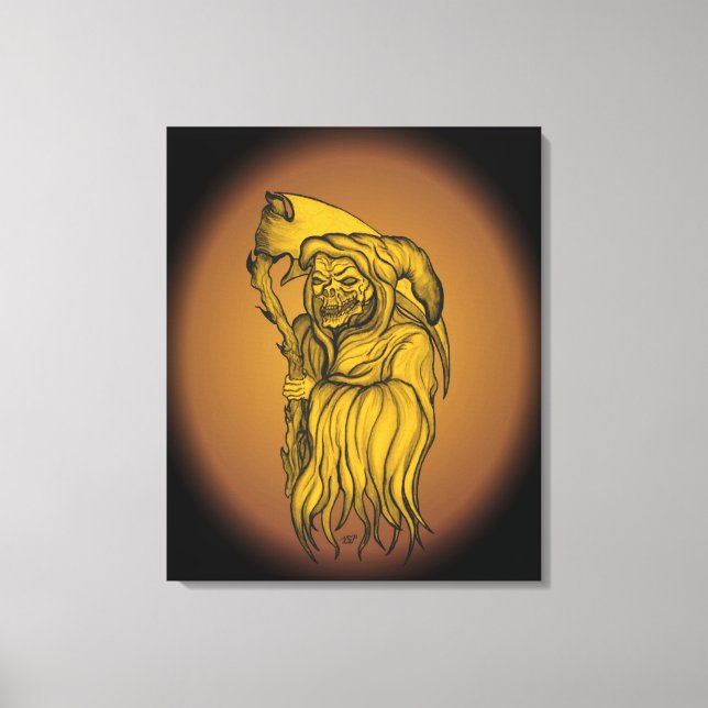 Sensenmann - Der Tod Leinwanddruck (Vorderseite)