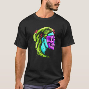Sensenmann der weiblichen Schädel T-Shirt