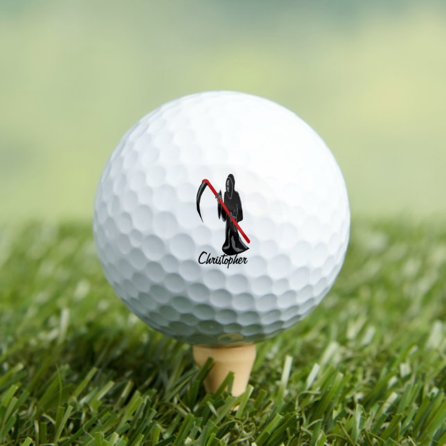 Sensenmann-Design Golfball (Insitu T-Shirt)