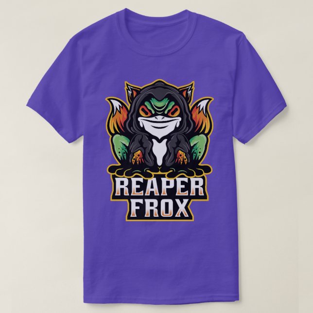 Sensenmann für Frosch Grimmige Sensenmann-Feinde T T-Shirt (Design vorne)