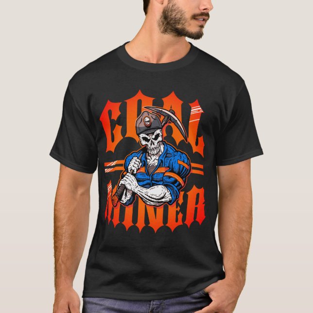 SENSENMANN-KOHLENMINIERENDE T-Shirt (Vorderseite)