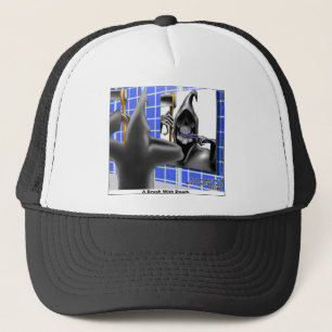 Sensenmann Pinsel mit Tod lustige T-Shirts Tassen Truckerkappe