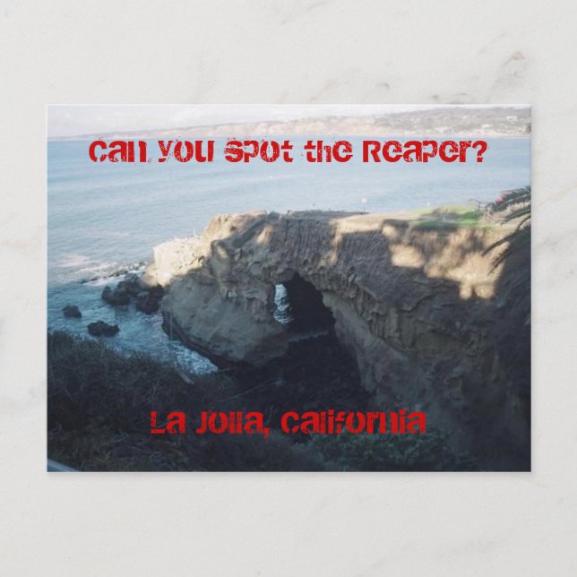 Sensenmann Postkarte (Vorderseite)