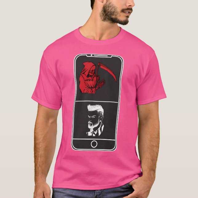 Sensenmann ruft - Christlich - Vdo Call Sensenmann T-Shirt (Vorderseite)