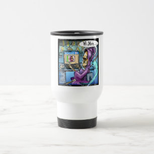 Sensenmann & Sense Funny Gifts Karten & T-Shirts Reisebecher