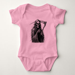 Sensenmann-Sense Halloween Gothic Dark Arts Baby Strampler