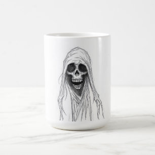 Sensenmann-Skelett Kaffeetasse