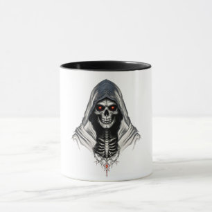 "Sensenmann Skull Tasse - Gothic & Dark Art Coffee