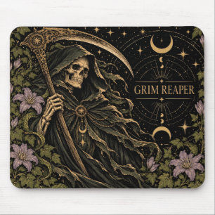 Sensenmann, Sternen-Tarot-Kunst Mousepad