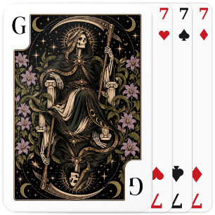 Sensenmann, Sternenlicht-Tarot-Kunst Spielkarten