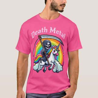 Sensenmann Toath Metal Grim Reiten T-Shirt