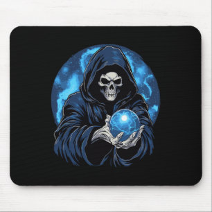 Sensenmann Tod Skelett Halloween  Mousepad