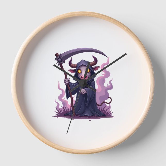 Sensenmann Uhr (Vorderseite)