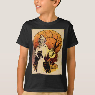 Sensenmann (Vintage Halloween-Karte) T-Shirt