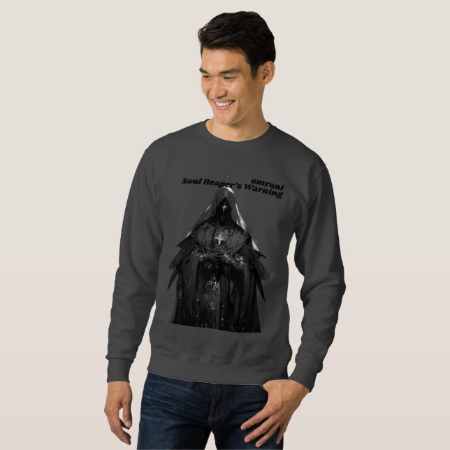 Sensenmann von Bullies-Soulen - Zitat von Dunkler  Sweatshirt (Vorne ganz)