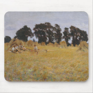 Sensenmänner, die auf einem Weizen-Gebiet Mousepad