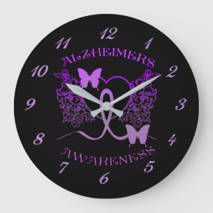 Sensibilisation à la maladie d'Alzheimer Horloge 