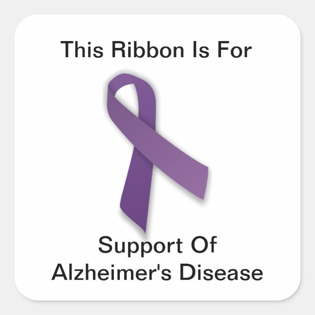 Sensibilisation à la maladie d'Alzheimer - Sticker (Devant)
