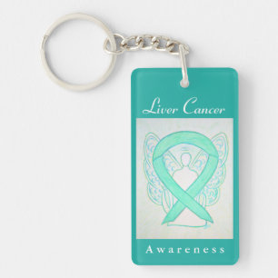 Sensibilisation au cancer du foie Jade Ribbon Ange