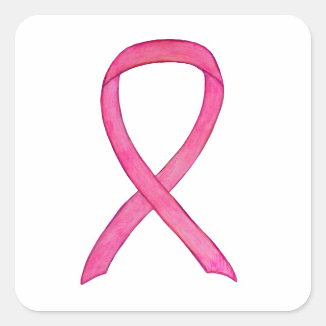 Sensibilisation au cancer du sein Étiquette à ruba (Devant)