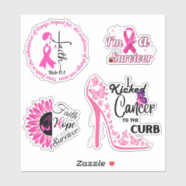 Sensibilisation au cancer du sein Stickers Vinyle 